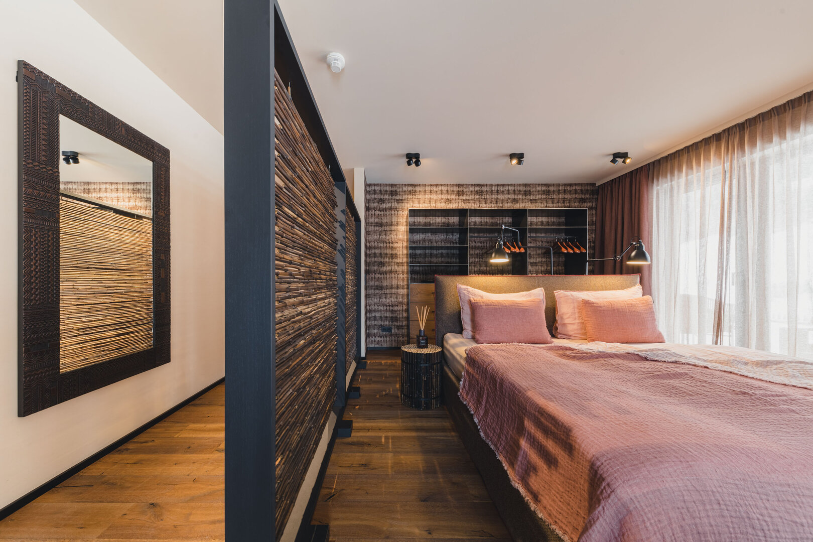 room, hotel, bed