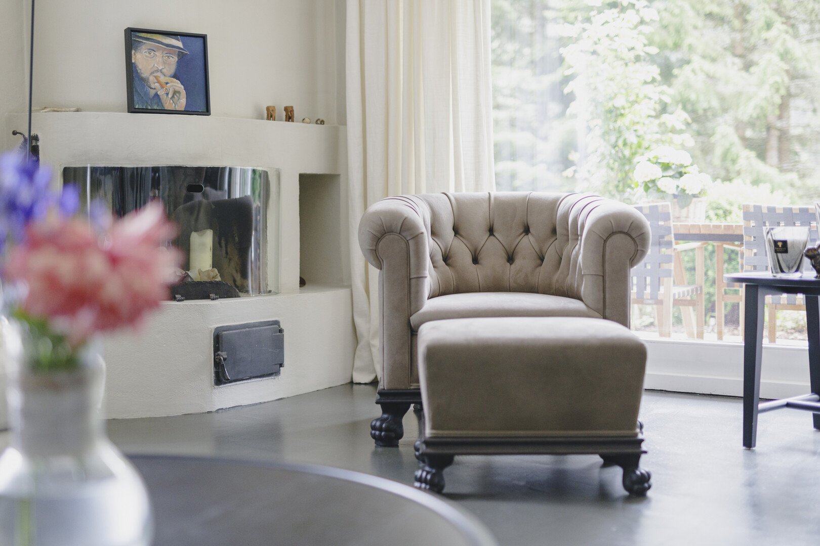 Kamin, fauteuil, maßgefertigt